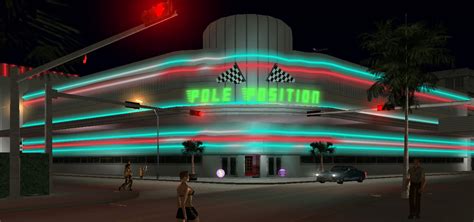 Grand Theft Auto: Vice City/The Pole Position Club.